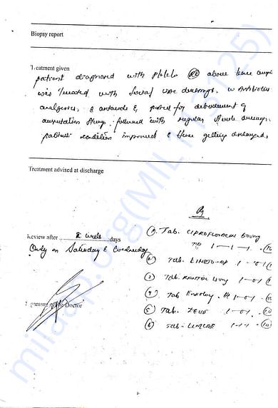Discharge summary