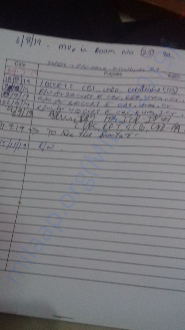 inform to date when she come for cemotherapy