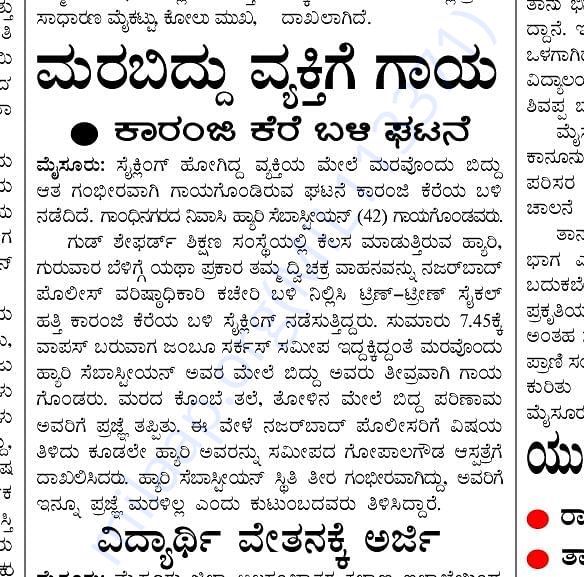 Newspaper article
