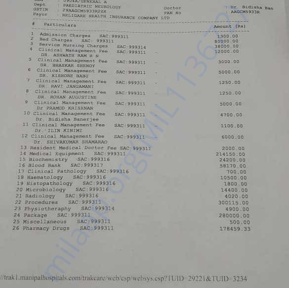Medical Bill