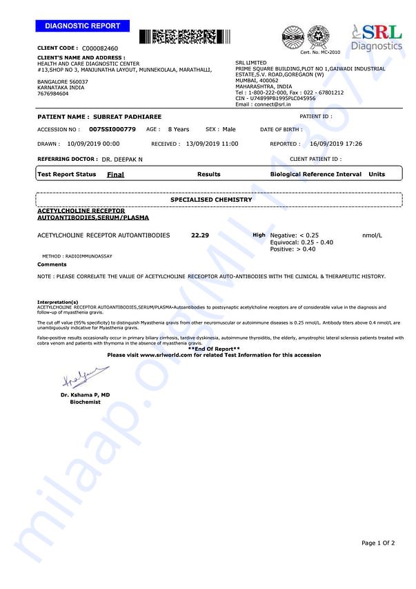 Medical Report