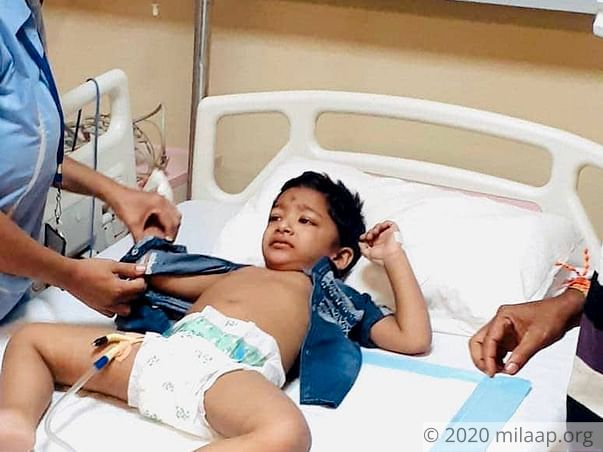 Help 3 year old baby born with one kidney undergo a surgery