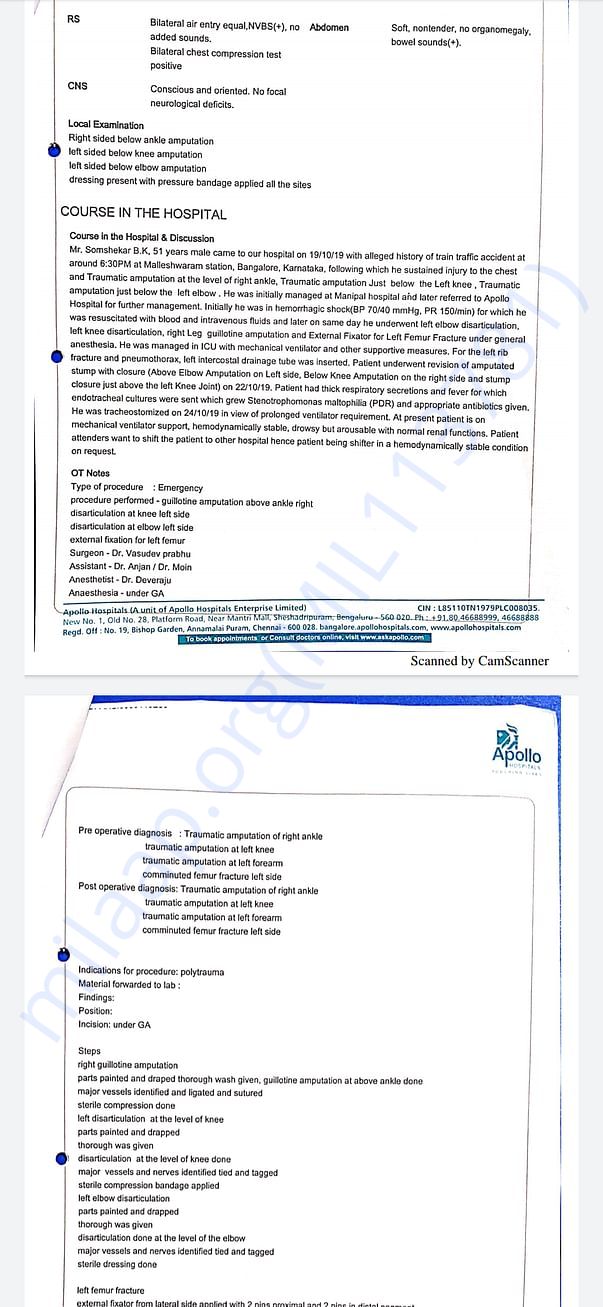 Admitted Summary