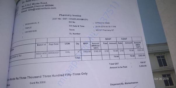 Medical Invoices