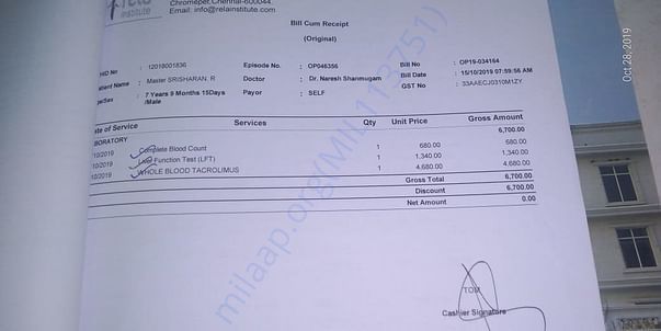 Medical Invoices