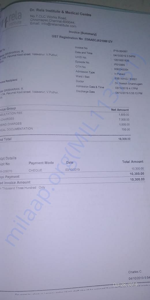 Medical Invoices