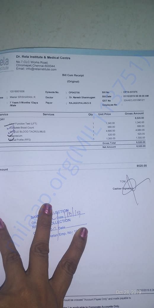 Medical Invoices