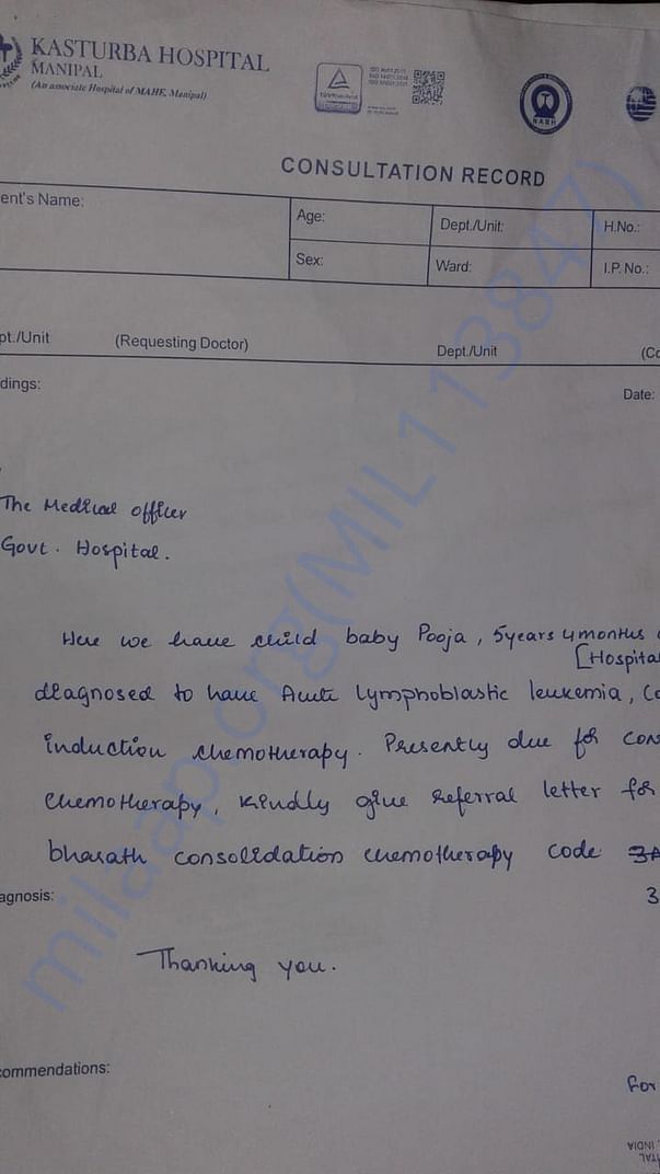 Doctors letter