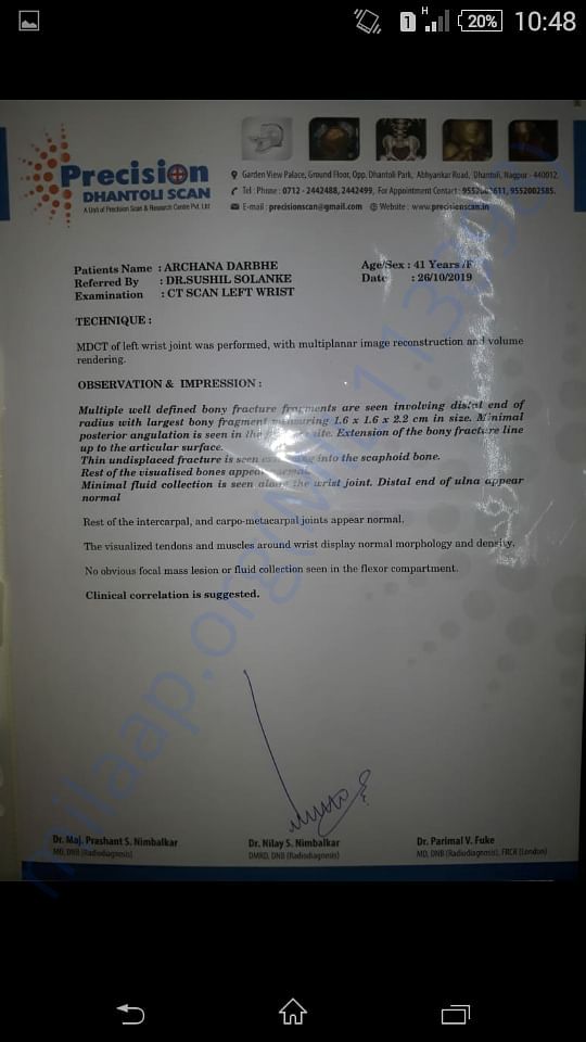 X ray and ct scan files