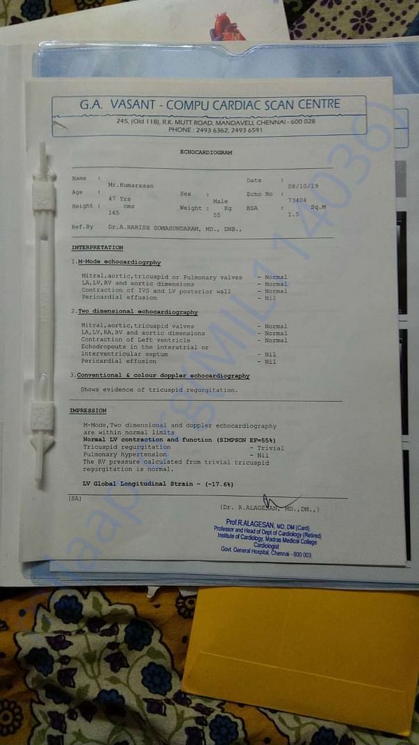 Hospital bill