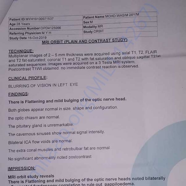 Medical Report