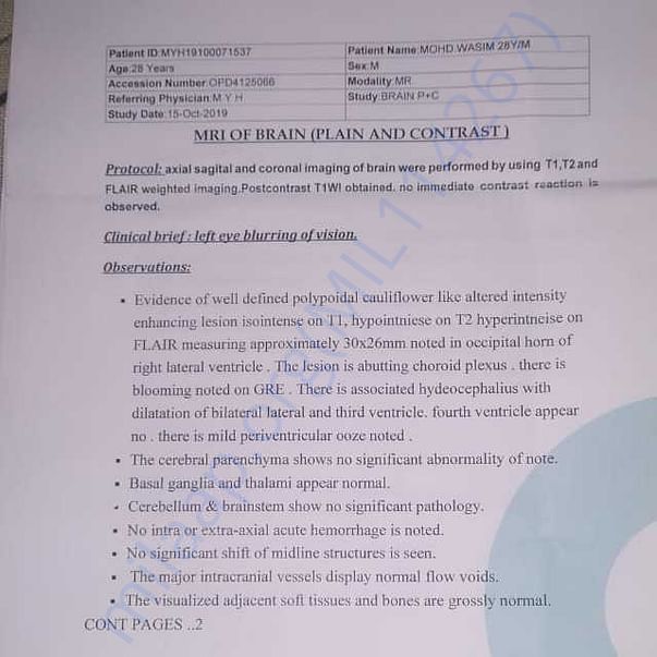 Medical Report