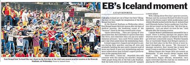 East Bengal Ultras in Telegraph India