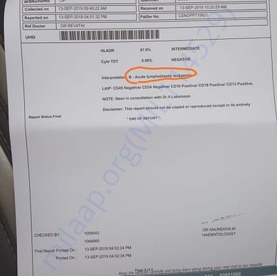 Medical Report