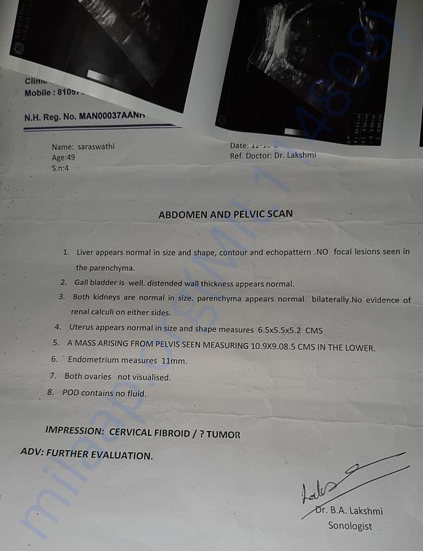 Scanning report