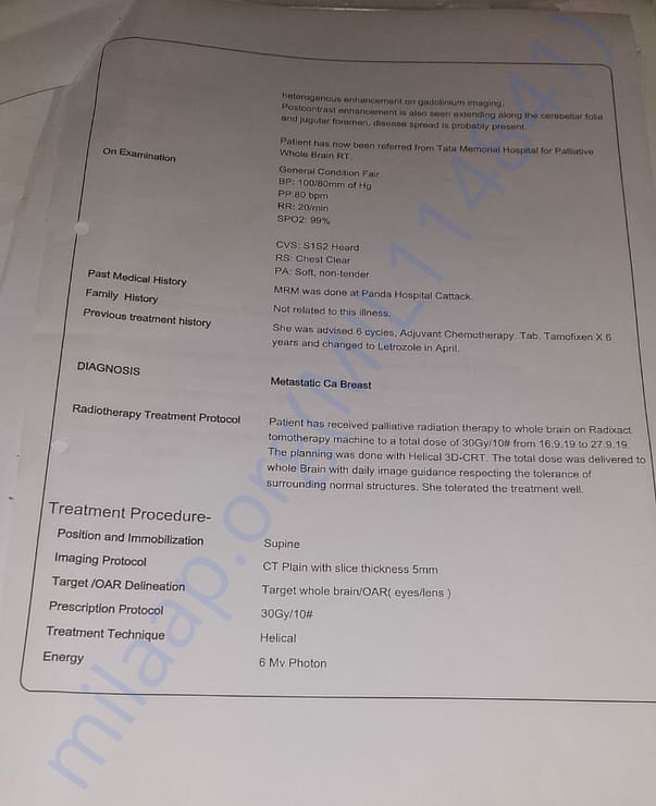 Medical Report