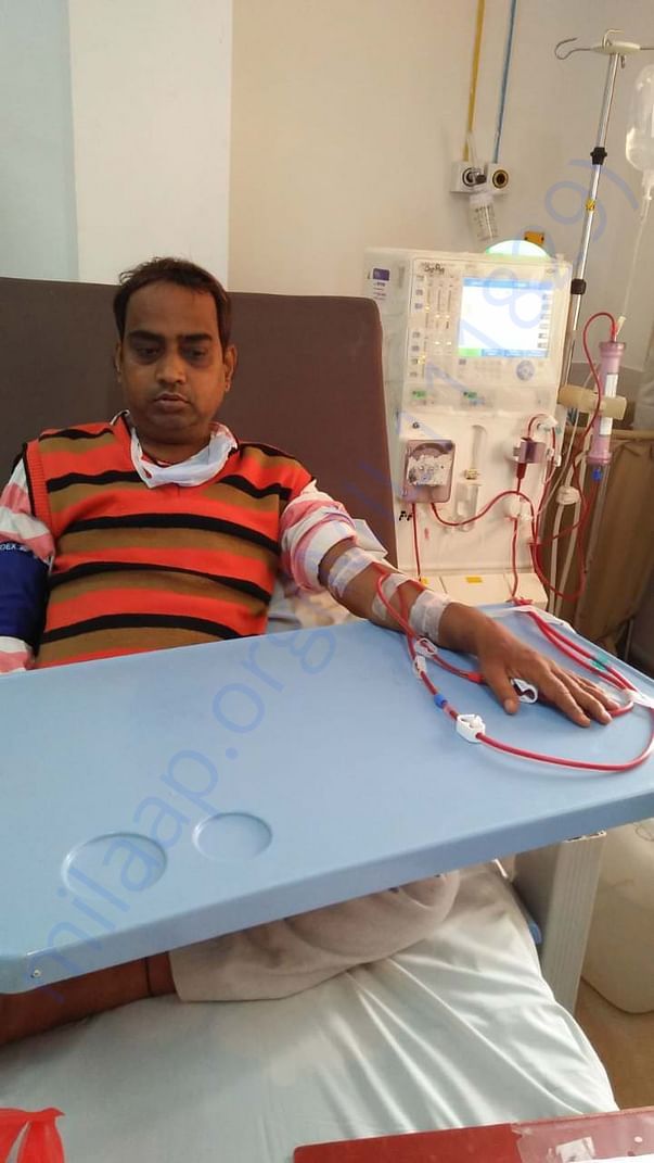 Undergoing dialysis
