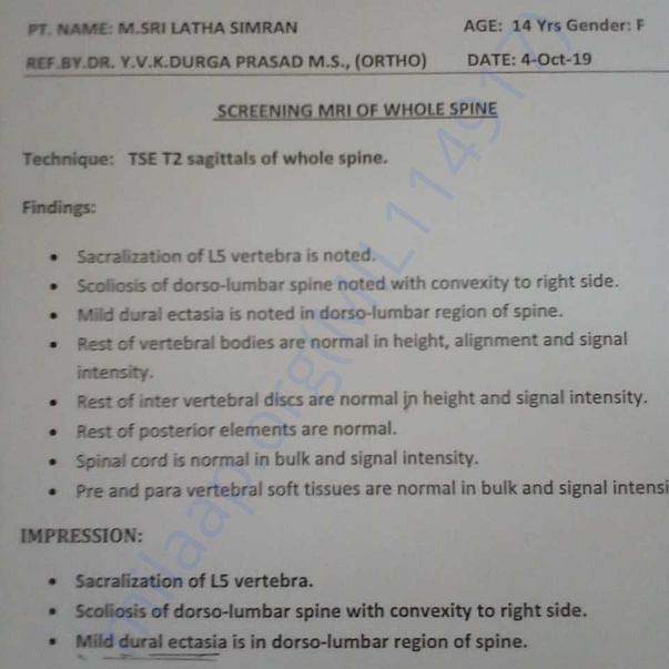 Medical Report