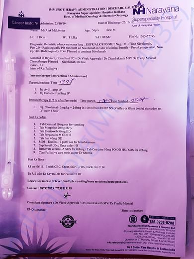 Immunotherapy prescription