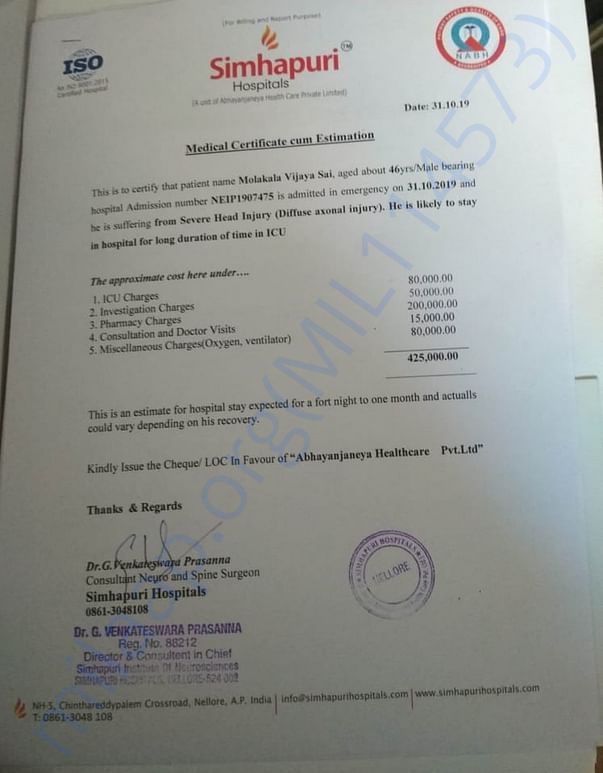Medical estimation