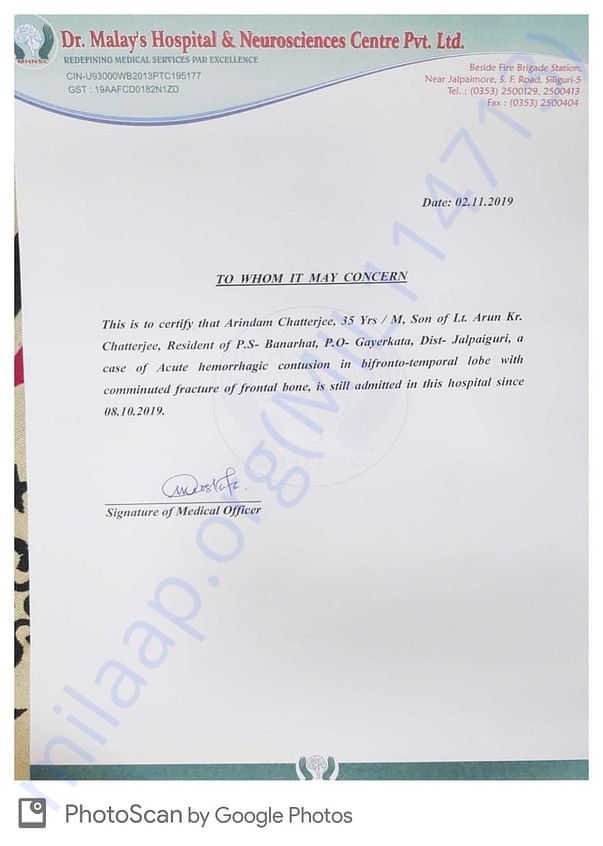 Hospital Declaration