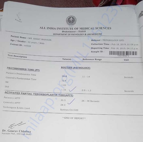 Medical Report