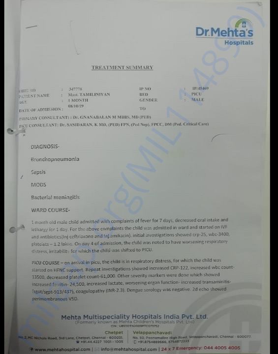Medical report
