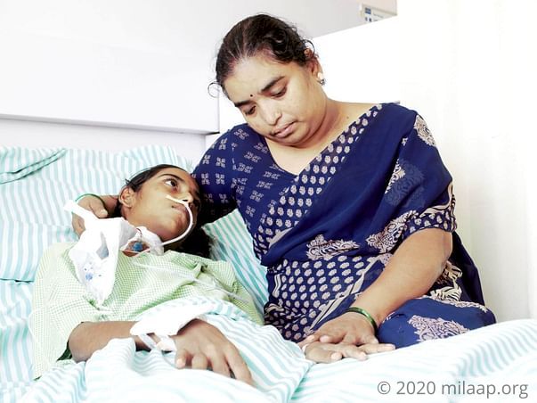 This teenager is in the ICU and is battling for her life