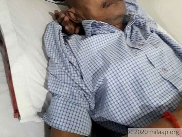 Amarnath has lung cancer and needs your support to survive.