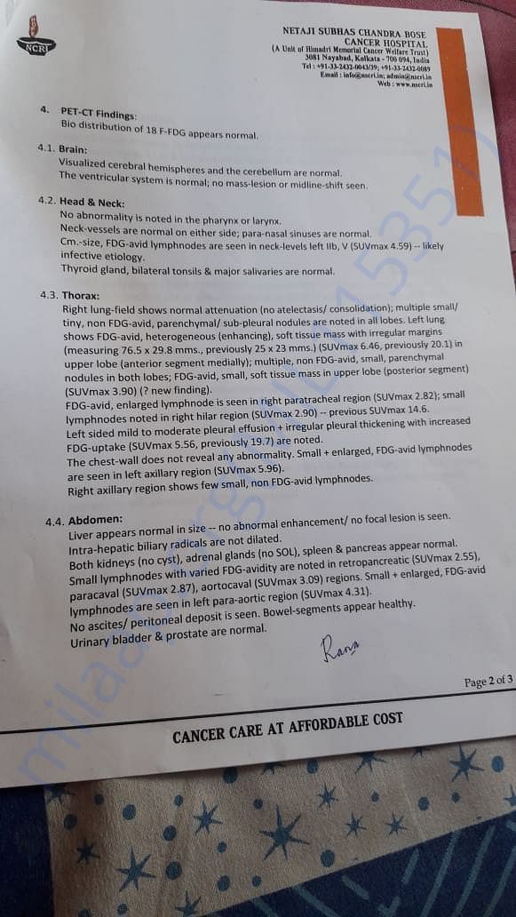 Estimation letter