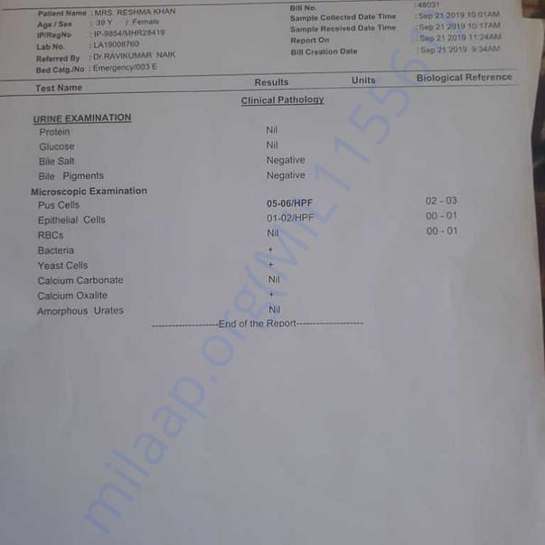 Medical Report