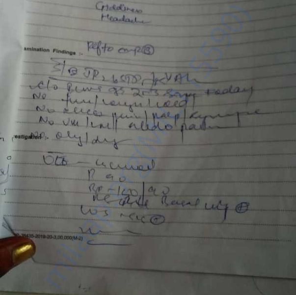 Medical Report