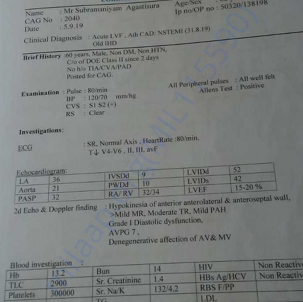 Medical Report