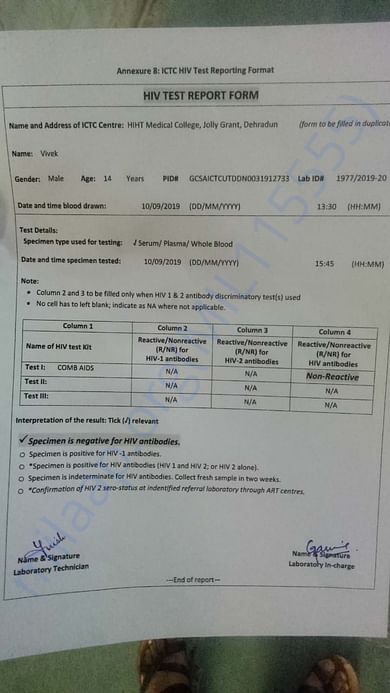 medical report