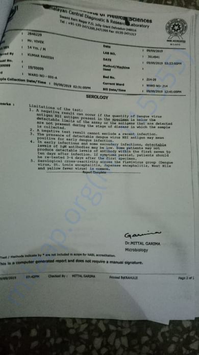 medical report