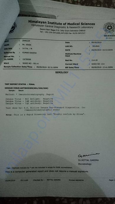 medical report