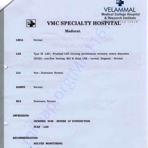 Medical Report