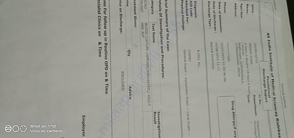 Trisha report