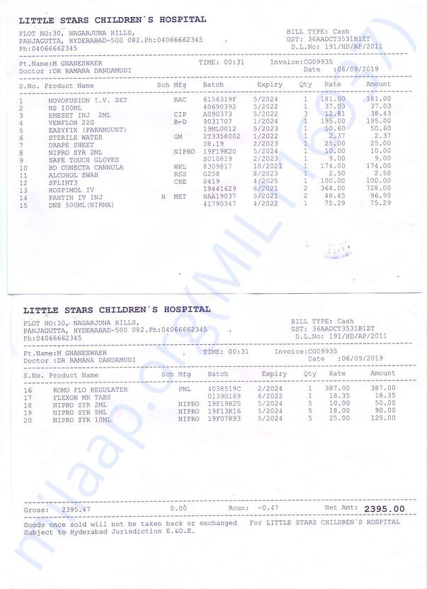 Medical Bill