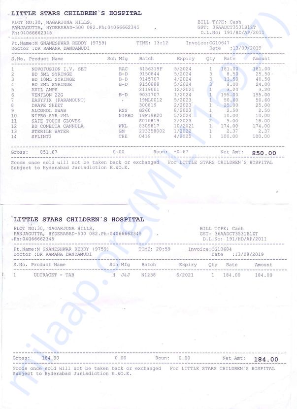 Medical Bill