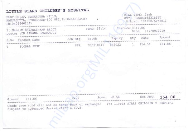 Medical bill