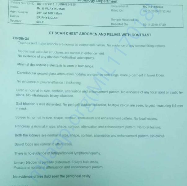 Medical Report