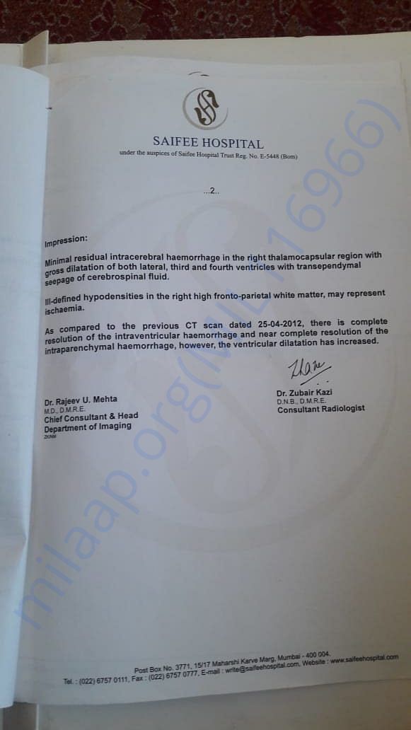 medical report
