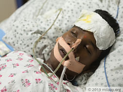 Sai Nikethan is battling for his life in the ICU