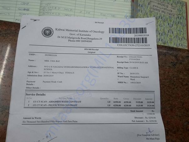 CT Scan Bills