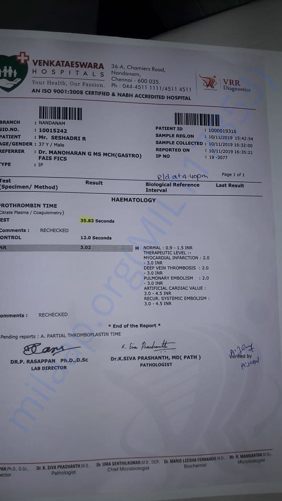 medical report