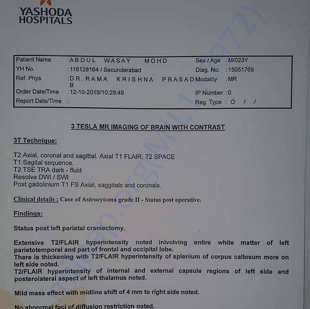 Medical Report