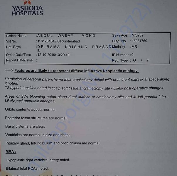 Medical Report