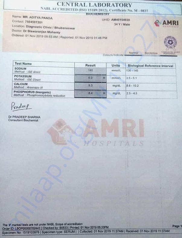 medical report