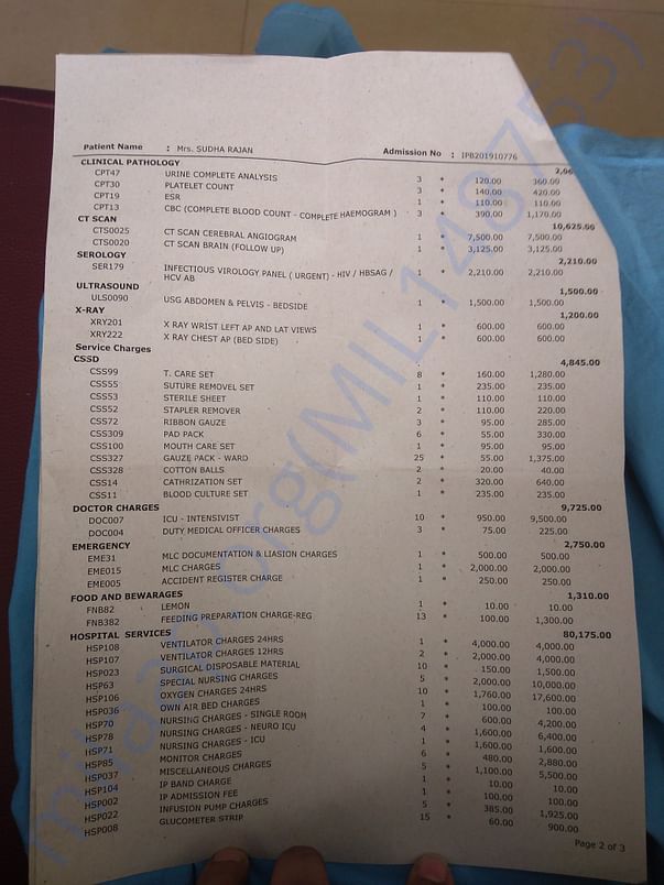 Bill second page